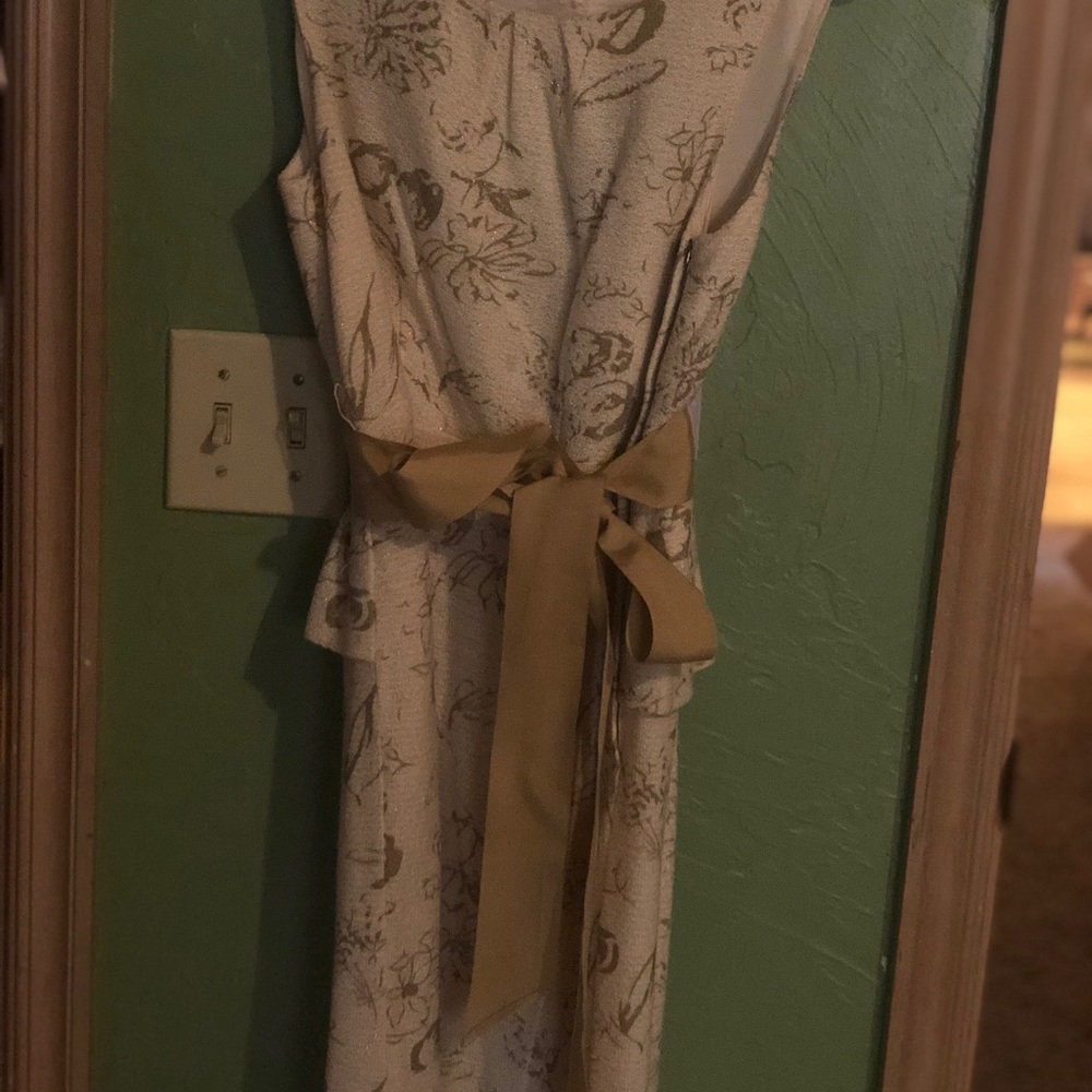 Anthropologie Keyhole Open Back Vintage Dress